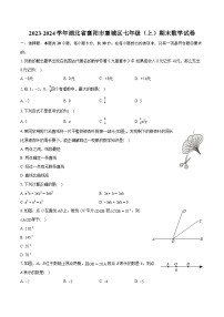 2023-2024学年湖北省襄阳市襄城区七年级（上）期末数学试卷（含详细答案解析）