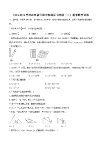 2023-2024学年山东省日照市东港区七年级（上）期末数学试卷（含详细答案解析）