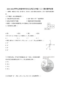 2023-2024学年山东省枣庄市台儿庄区七年级（上）期末数学试卷（含详细答案解析）