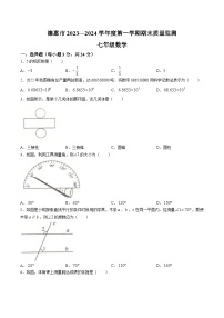 吉林省长春市德惠市2023-2024学年七年级上学期期末数学试卷(含答案)