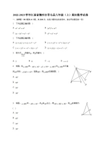 江西省赣州市寻乌县2022-2023学年八年级上学期期末考试数学试卷(含解析)