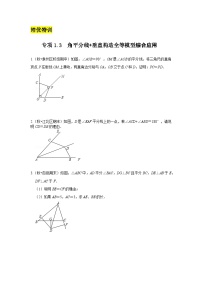 初中数学北师大版八年级下册4 角平分线练习题