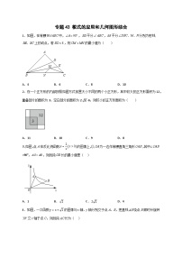 苏科版八年级数学下册常考点微专题提分精练专题43根式的应用和几何图形结合(原卷版+解析)