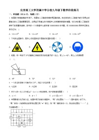 北京市理工大学附属中学分校2023-2024学年九年级下学期开学考试数学试题（原卷版+解析版）