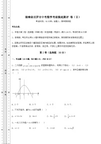 【真题汇总卷】湖南省汨罗市中考数学考前摸底测评 卷（Ⅱ）（含答案及解析）