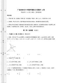 【真题汇总卷】广西来宾市中考数学模拟专项测评 A卷（含答案解析）