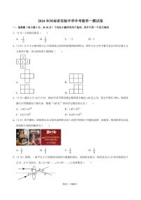 2024年河南省实验中学中考数学一模试卷