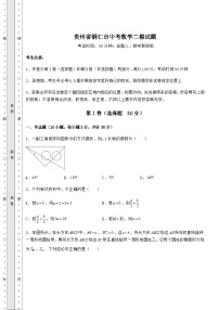 中考专题贵州省铜仁市中考数学二模试题（精选）