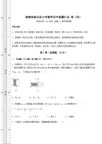 中考专题湖南省新化县中考数学历年真题汇总 卷（Ⅲ）（含答案详解）