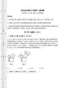 中考专题贵州省安顺市中考数学三模试题（含答案及解析）