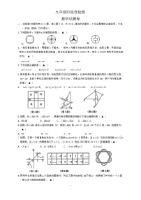 浙江省台州市黄岩区文渊学校2023-2024学年九年级下学期开学阶段性检测数学试题