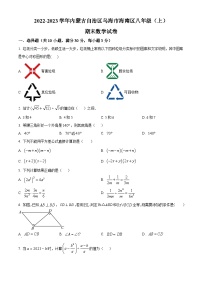 内蒙古自治区乌海市海南区2022-2023学年八年级上学期期末数学试题（原卷版+解析版）