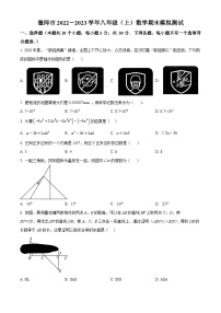 河南省洛阳市偃师区2022-2023学年八年级上学期期末数学试题（原卷版+解析版）