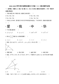 贵州省黔西南布依族苗族自治州2022-2023学年八年级上学期期末数学试题（原卷版+解析版）