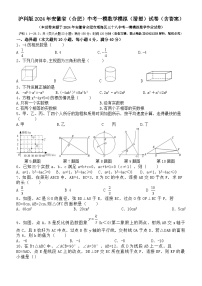 2024年+沪科版+安徽（合肥）中考一模数学模拟（猜想）试卷+