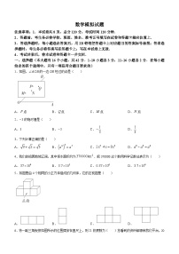 2024年河北省邯郸市第十三中学中考二模数学试题