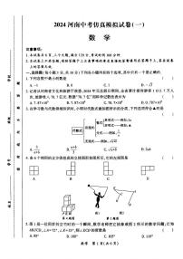 2024年河南省部分学校中考一模考试数学试题