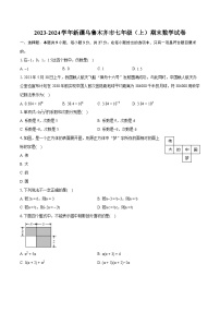 2023-2024学年新疆乌鲁木齐市七年级（上）期末数学试卷(含详细答案解析)