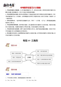 专题09 三角形（题型归纳）-备战2023年中考数学一轮复习精品课件与题型归纳专练（全国通用）