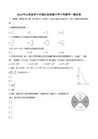 2024年山东省济宁市泗水县洙泗中学中考数学一模试卷（含解析）