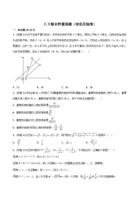 期末押题预测（培优压轴卷）-【微专题】2022-2023学年八年级数学下册常考点微专题提分精练（苏科版）