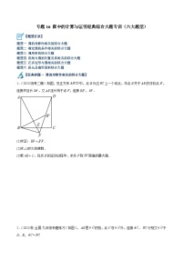 专题16 圆中的计算与证明经典综合大题专训（六大题型）-2023-2024学年九年级数学上册重难点高分突破（浙教版）