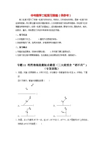 备战中考数学《重难点解读•专项训练》专题11 利用垂线段最短求最值（三大类型含“胡不归”)（专项训练）