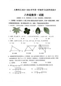 山东省德州市天衢新区2023-2024学年八年级上学期期中考试数学试卷