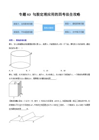 人教版八年级数学下册 专题03勾股定理应用的四种考法全攻略(原卷版+解析)