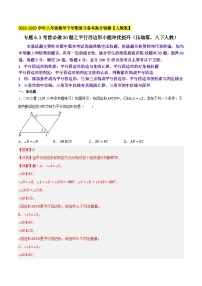 人教版八年级数学下学期复习 专题6.3考前必做30题之平行四边形小题培优提升(压轴篇(原卷版+解析)