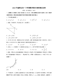 南京市建邺区2022-2023学年七年级下学期数学期末试卷（含答案解析）