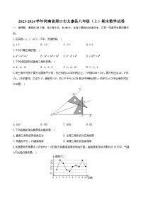 2023-2024学年河南省周口市太康县八年级（上）期末数学试卷(含详细答案解析)