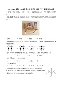 2023-2024学年山东省日照市岚山区八年级（上）期末数学试卷(含详细答案解析)