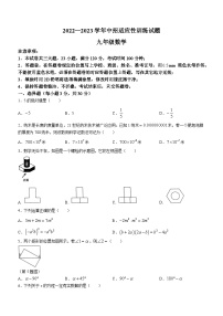 2023年河南省济源市中考二模数学试题