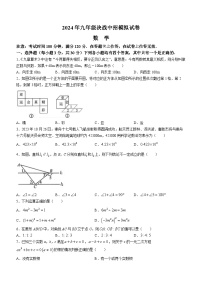 2024年河南省驻马店市正阳县一模数学试题