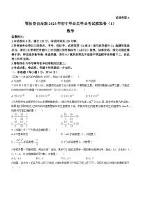 2023年内蒙古呼伦贝尔市鄂伦春自治旗中考一模数学模拟试题