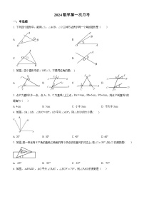 山东省聊城市莘县莘县春笋学校2023-2024学年七年级下学期3月月考数学试题（原卷版+解析版）