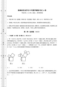 【中考特训】湖南省张家界市中考数学模拟考试 A卷（含答案及详解）