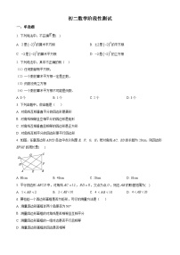 山东省聊城市莘县春笋学校2023-2024学年八年级下学期3月月考数学试题（原卷版+解析版）