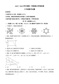 山东省潍坊市高新区2023-2024学年八年级上学期期末考试数学试题（原卷版+解析版）