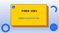 中考数学一轮复习题型归纳课件专题08 相交线与平行线（含答案）