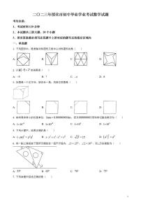 2023年黑龙江省绥化市中考数学真题试卷