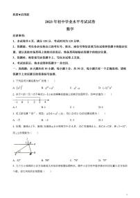 2023年内蒙古包头市中考数学真题试卷