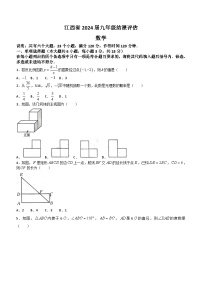 2024年江西省南昌市部分学校中考一模数学试题(无答案)