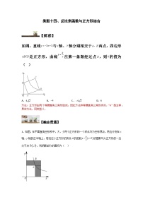 苏科版八年级数学下册题型突破提高类型十四、反比例函数与正方形结合(原卷版+解析)