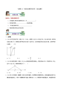 初中数学北师大版八年级上册3 勾股定理的应用课堂检测