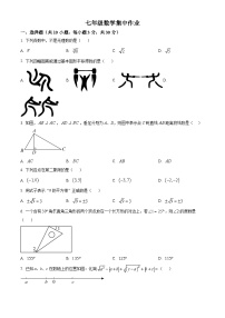 湖北省武汉市第三寄宿中学2022-2023学年七年级下学期月考数学试题（原卷版+解析版）