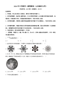 2024年山东德州中考数学一模模拟试题（原卷版+解析版）