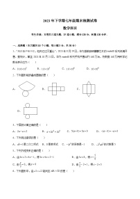 【全套精品专题】初中数学复习专题精讲湖南省长沙市-2023-2024-1雅礼七上期末 综合检测（无答案