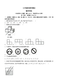 辽宁省沈阳市铁西区2023-2024学年九年级下学期零模数学模拟预测题(无答案)